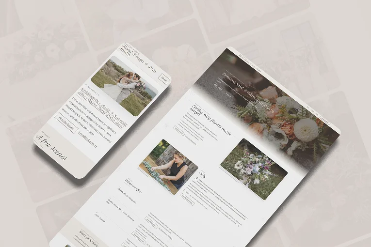 Desert Roots Floral website