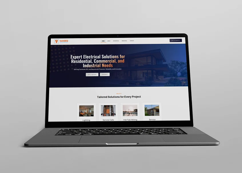 VoltSEQ Electrical website preview